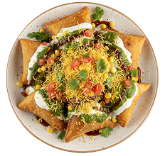 Samosa Chaat Supreme