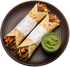 Tandoori Paneer Masala Frankie