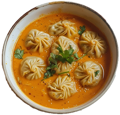 Jhol Style Momos (Steam/Fried)