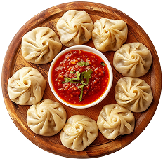 Veggie/Vegan momos (Steam/Fried)